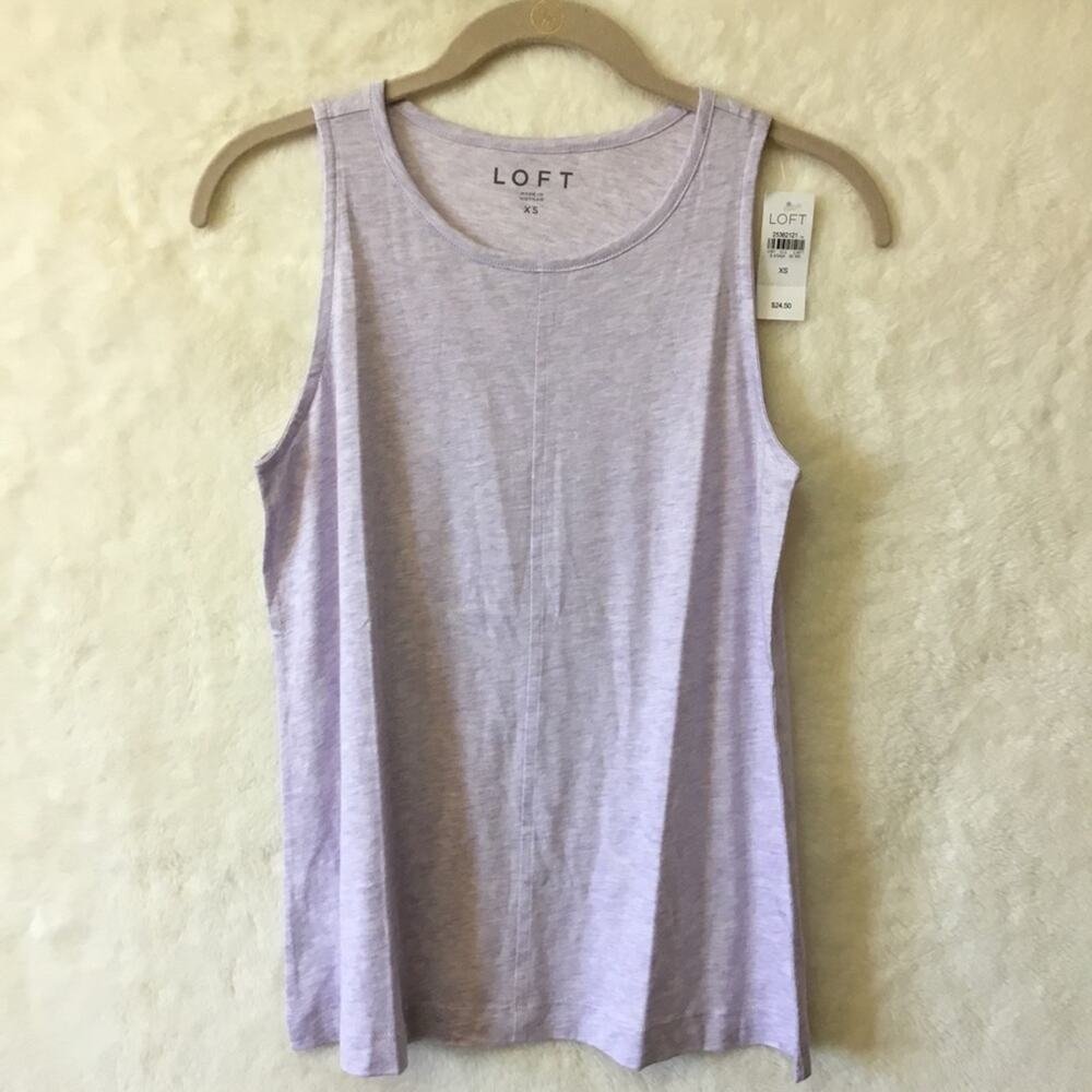 Loft Lilac Soft Basic Tank Top
